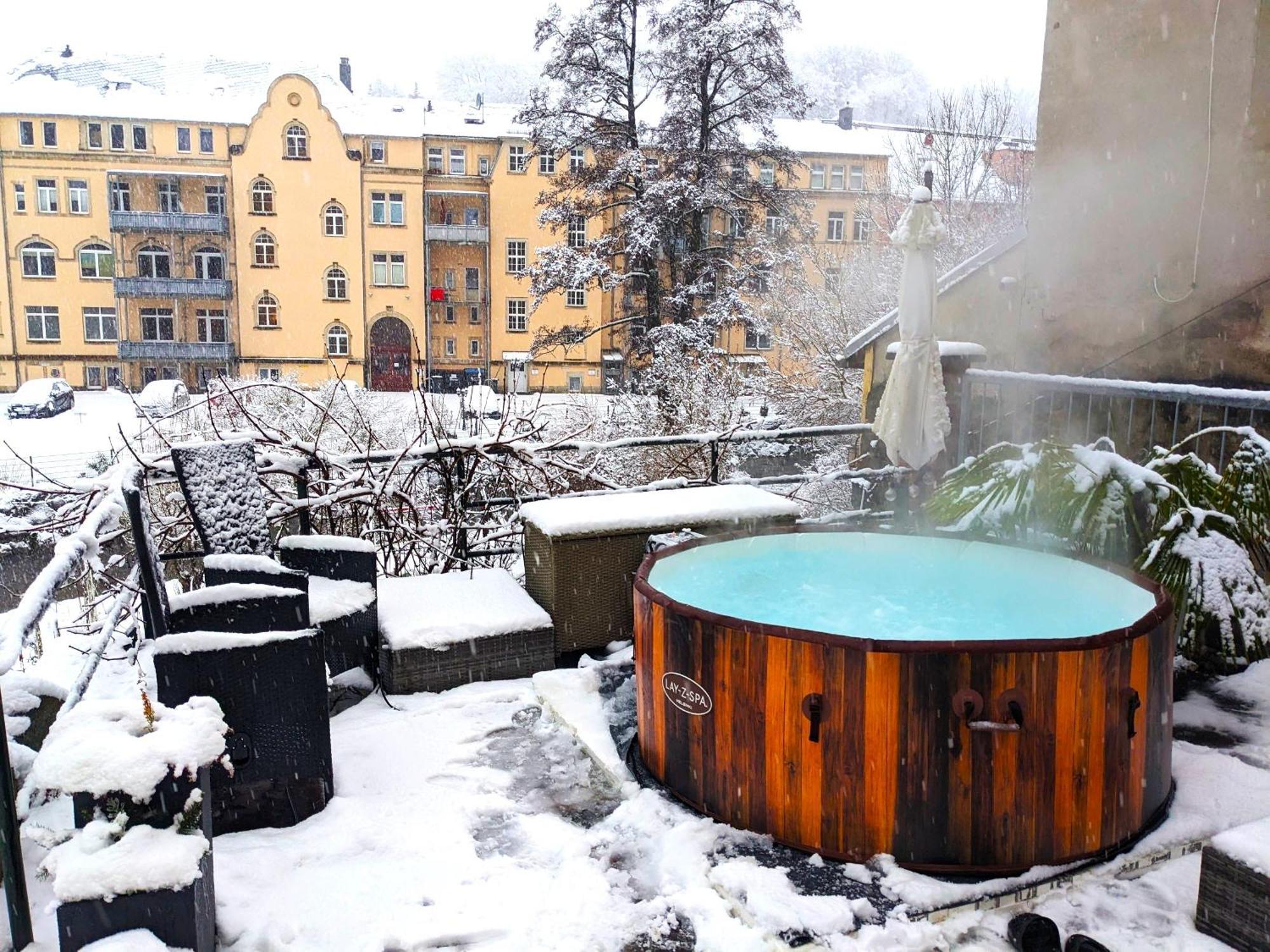 Apartment F2 - Urlaubsmagie Sauna, Whirlpool, Pool & Garten Sebnitz